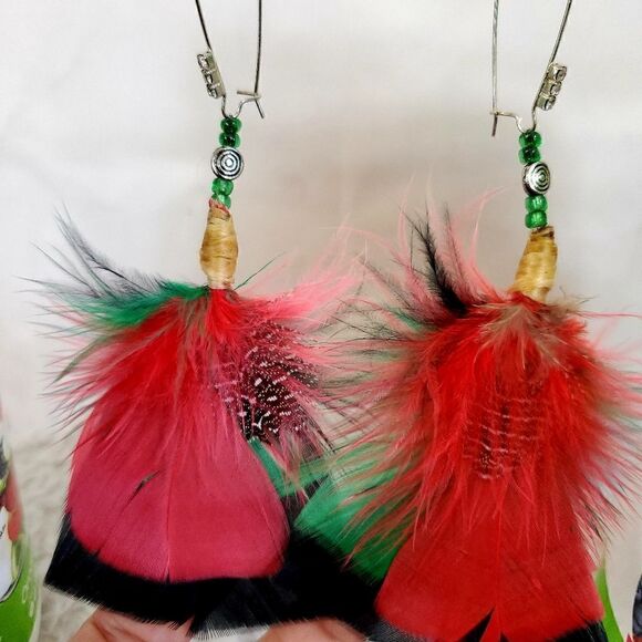 Artesian handmade earrings sterling silver hook - Picture 9 of 11